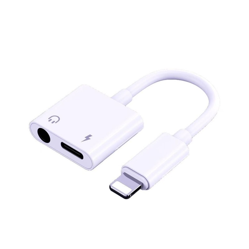 Charge & Listen! 2in1 Adapter for iPhone 14 13 12 11 XR 8 Plus