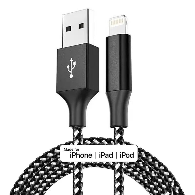 Fast Charger Cable For iPhone 14 13 12 11 X 8 Heavy Duty Braided USB Cable Lot