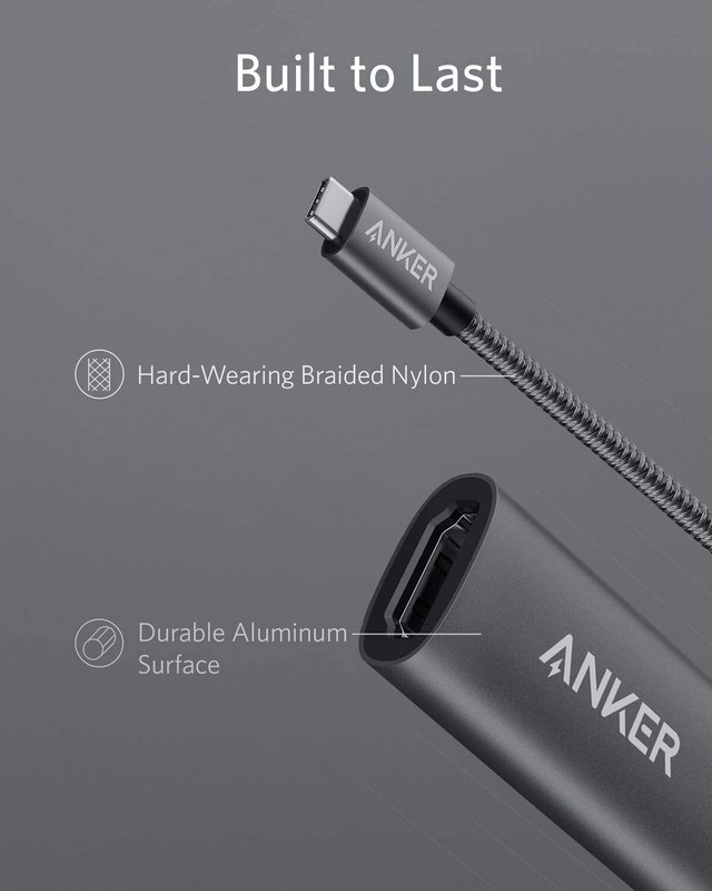 NEW Anker USB C to HDMI Adapter Aluminum Portable USB C Adapter Supports 4K 60Hz gallery