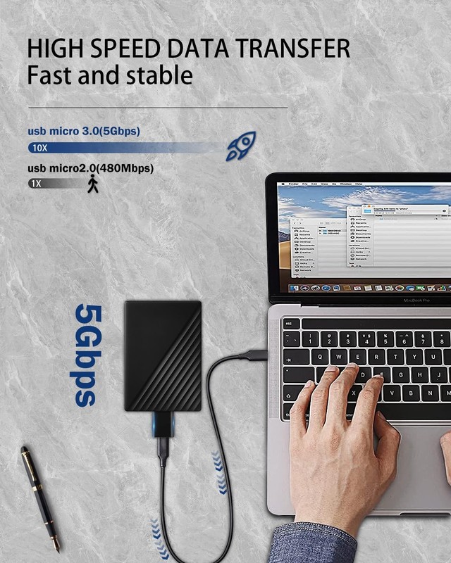 USB C Adapter 8 Pack Micro B To USB C Type C Female To Micro B Male Cable gallery