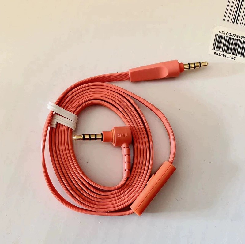 Replacement Headphone Cable with Mic Blue/Black/Red for Sony H600A gallery
