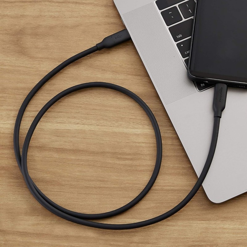 TWO BOXS Amazon Basic USB-C to USB-C 3.1 Gen 2 Fast Charging Cable, 60W, 10Gbps gallery