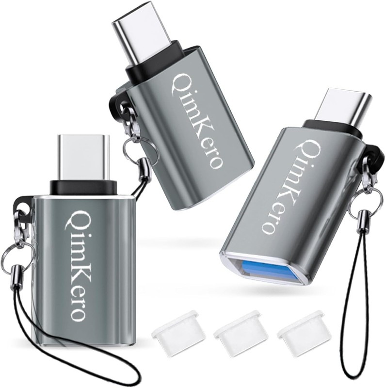 USB C to USB Adapter Pack of 3