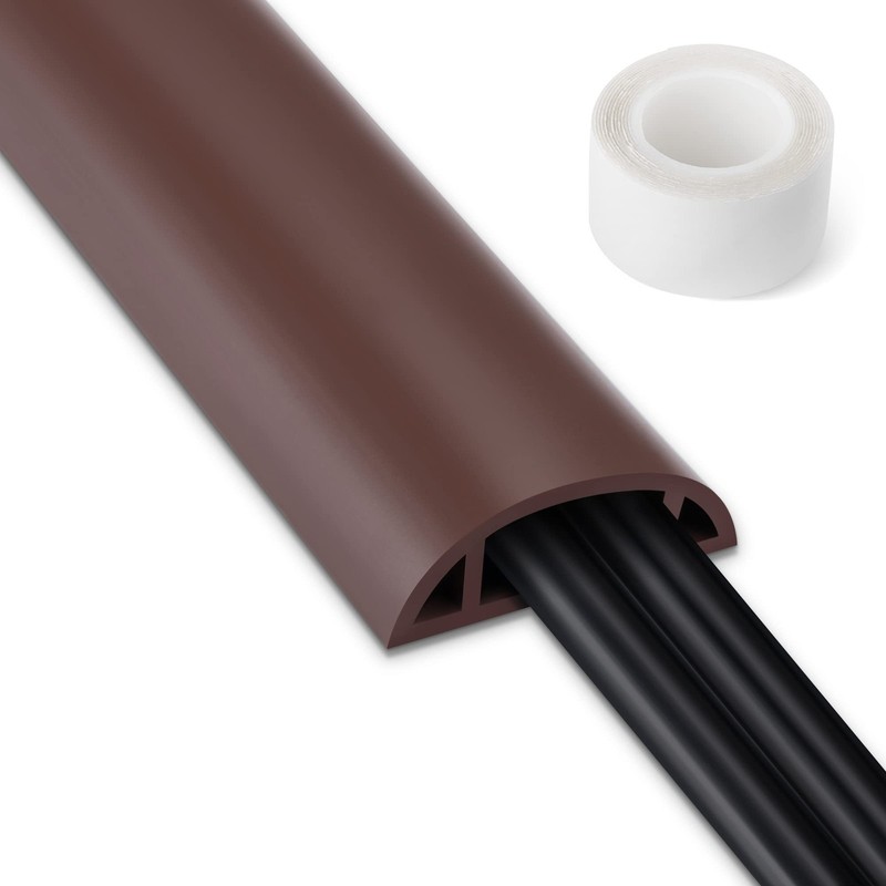 Cord Hider Floor, 3FT, Brown Cover Large-3ft,