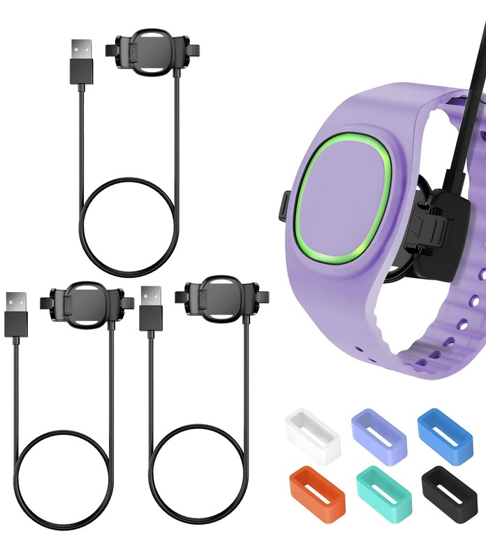 3 Pack with Band Plus Charger, 3.3FT Charging Cable with MagicBand+ Charger O…