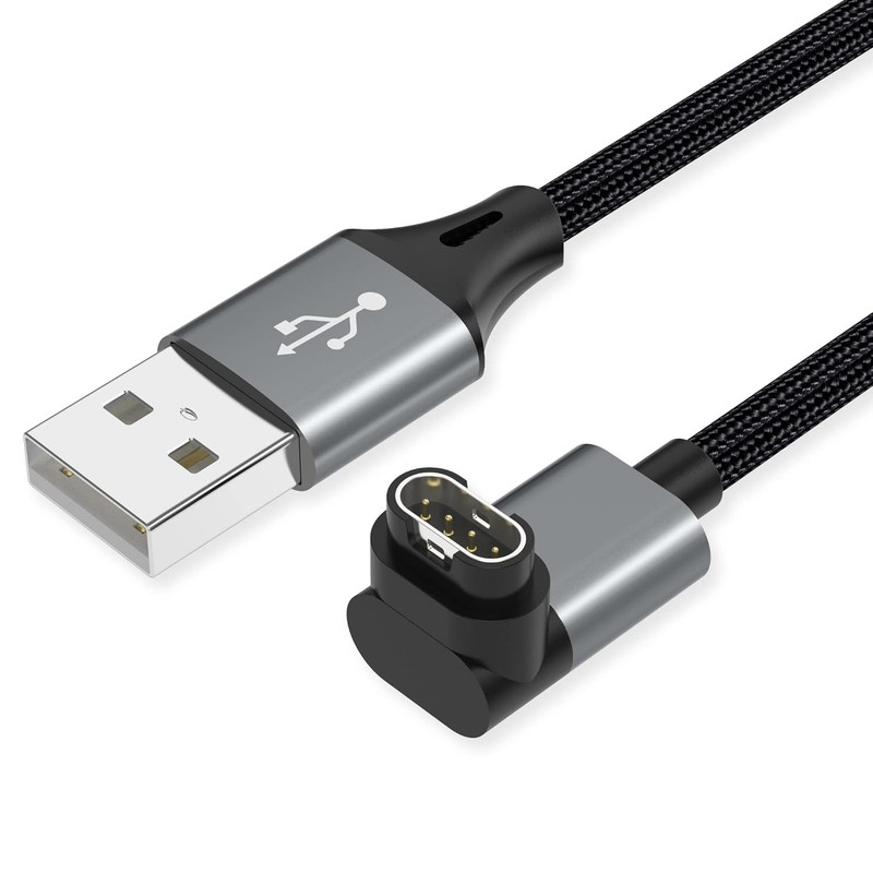 2 Pack 3.3Ft Angled 90 Degree Braided Charger Cable Charing Cord for Garmin W... gallery