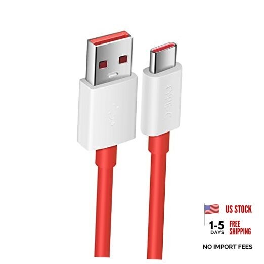 120W for Warp/Dash-Charge Cable for OnePlus 7 Pro 8 7T 6, 5V 4A Type C Cable