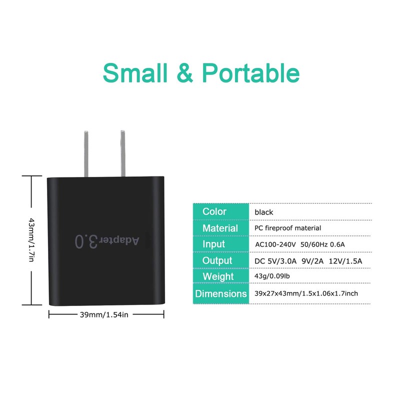 Charger for Franklin T10 Mobile Hotspot Wireless WiFi 4G LTE Black gallery