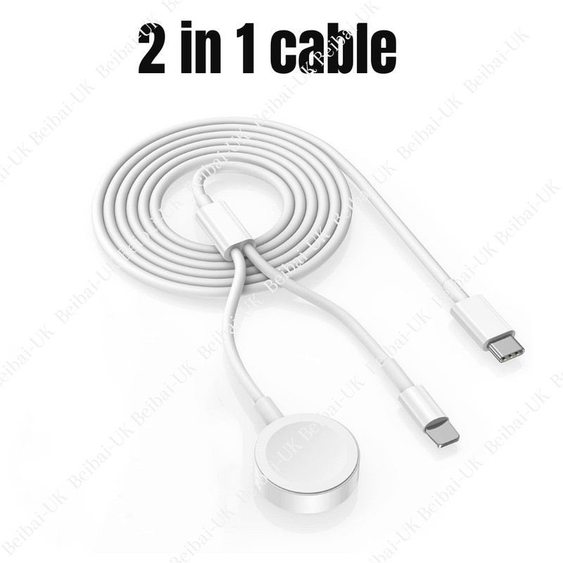 20W USB C Power Adapter 3 in 1 Magnetic Charger Cable For Apple iWatch 6/5/4/3/2