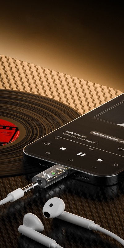 TRON USB-C to 3.5mm Audio Adapter, Voice Calls Gaming 40mW Output gallery