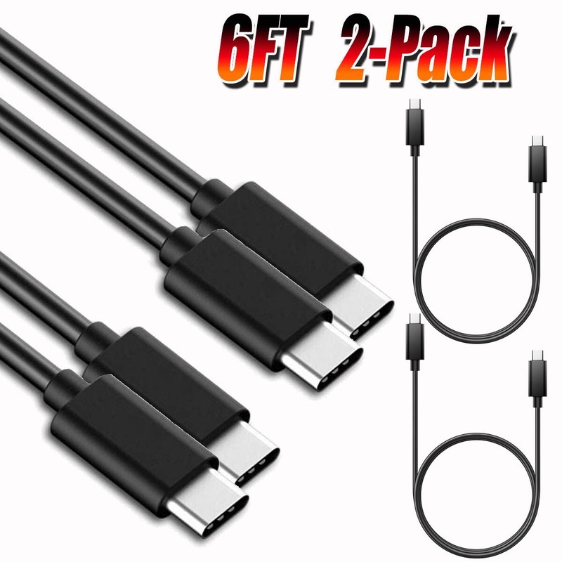 6ft USB-C to USB-C Cable Fast Charger Cord For Apple iPhone 15 16 17 iPad Air