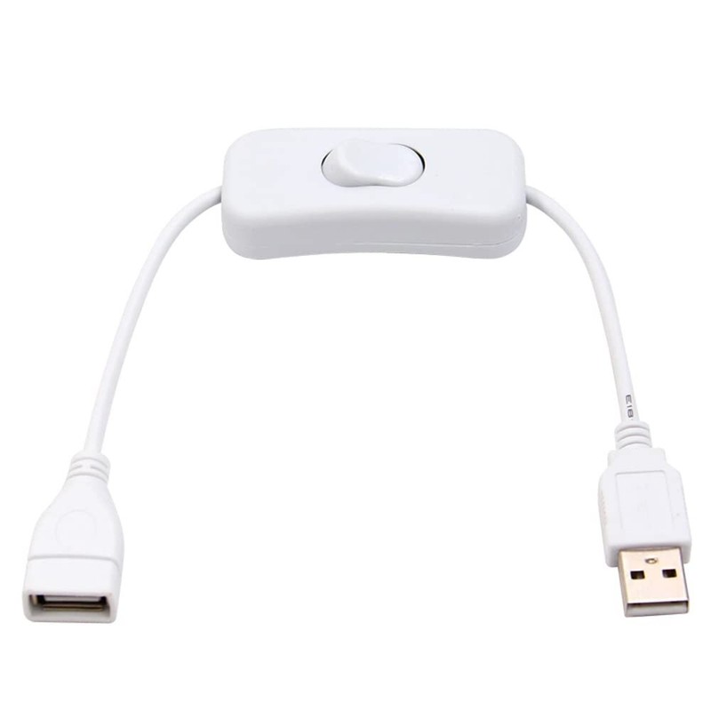 2 Pack Usb Switch On/off Extension Cable 4 Pin Data Sync 2.0 Cord 303 Rocker gallery