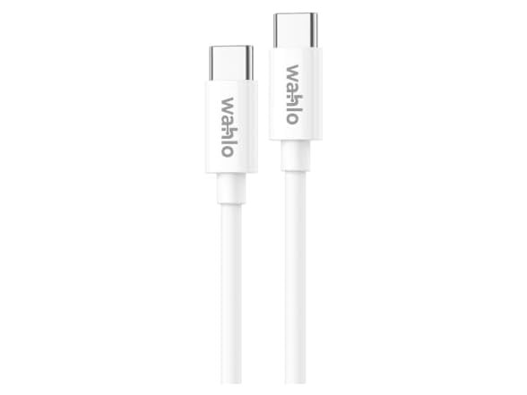 Go Green Power Inc. W-UCUC-10-2P USB-C to USB-C Cable, 10 Ft, White, 2 Pack