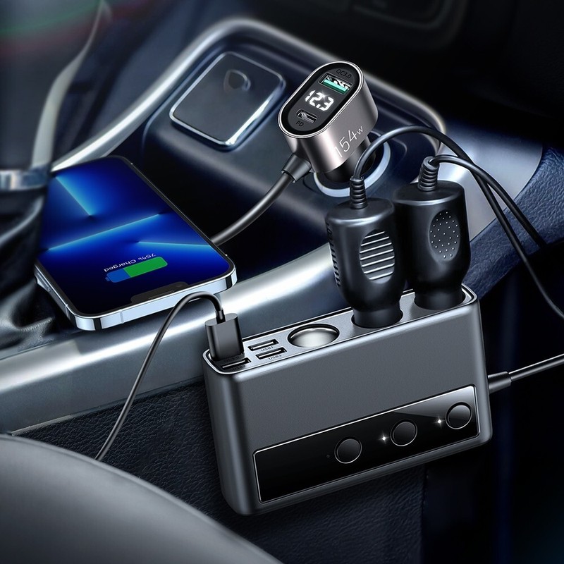 Joyroom JR-CL06 9 en 1 154W PD USB-C / TYPE-C + DUAL QC3.0 USB + 3 USB gallery