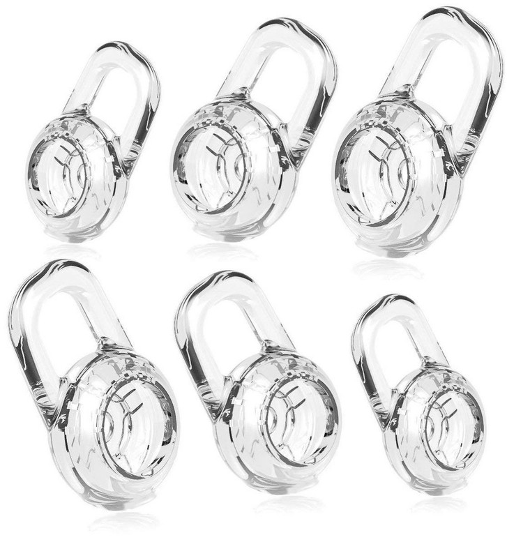 6 Clear Small Medium Large Eargels for PLANTRONICS Discovery 925 975 Wireless…