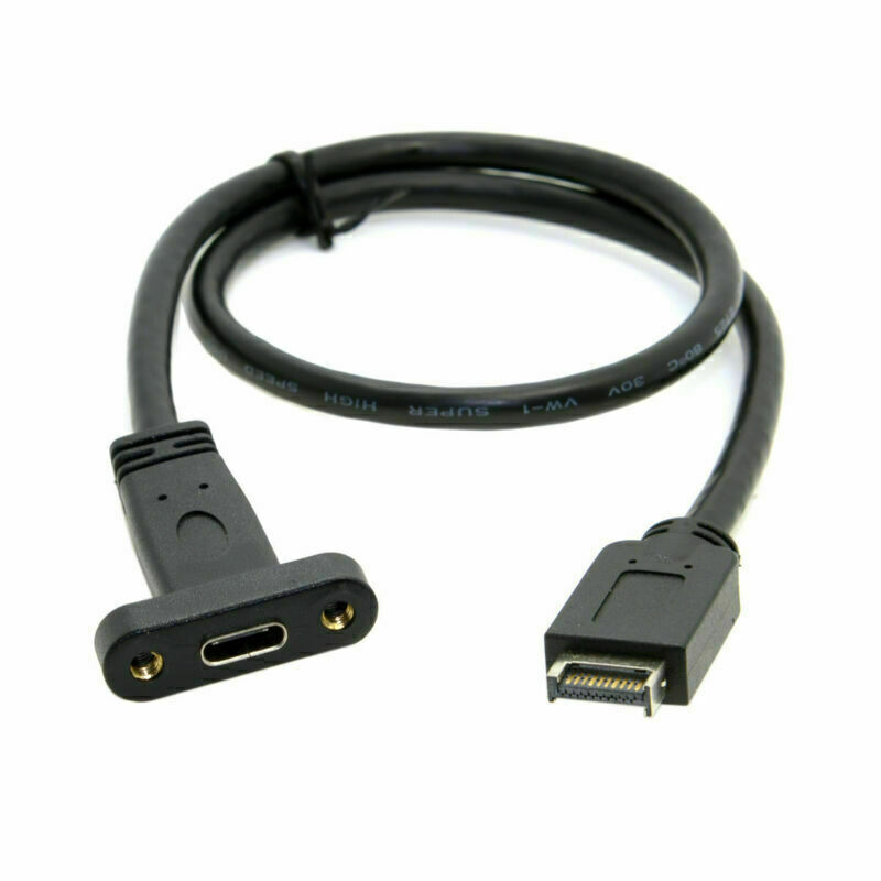 10Gbps USB-C Type-C Female to USB 3.1 Front Panel Header Extension Cable 40cm