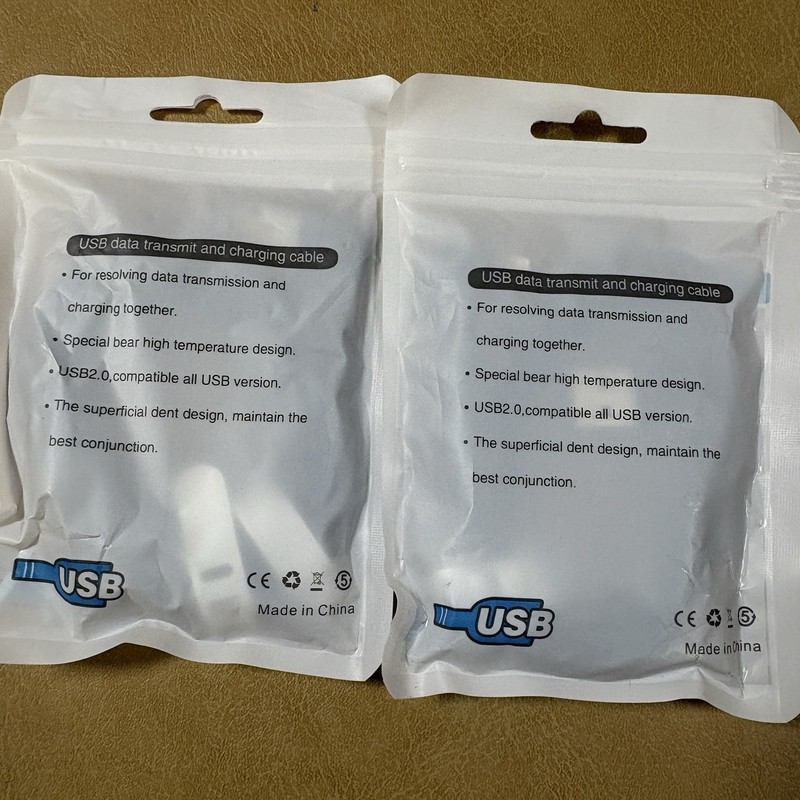 USB 2-Pack USB A to Charging Data Cable for "A" Specific Phone or Pad New gallery