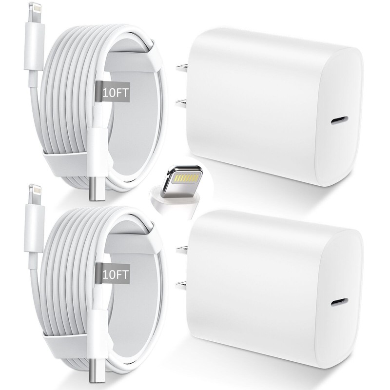 iPhone 14 13 12 11 Charger Fast Charging [MFi Certified],10FT 10ft, White