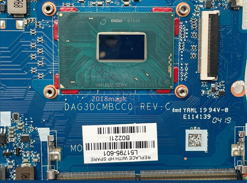 For HP 15-DC RTX2070 Motherboard I7-8750H CPU L51795-001 L51795-601 DAG3DCMBCC0 gallery