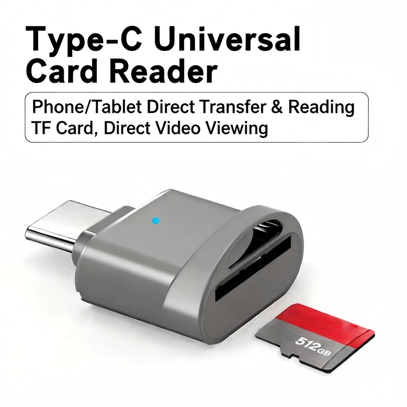 Type C To Micro SD TF Card Reader OTG USB Adapter Converter For Samsung Phone