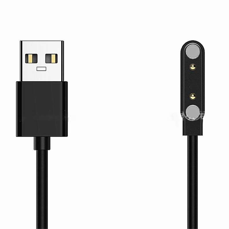2Pcs 2pin 4mm bracelet charging cable smart watch magnet suction charging cable gallery