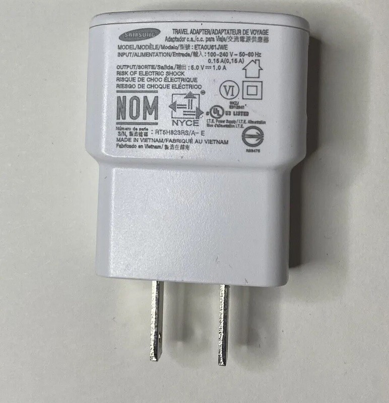 Genuine Samsung Charger 5V, 1A Original