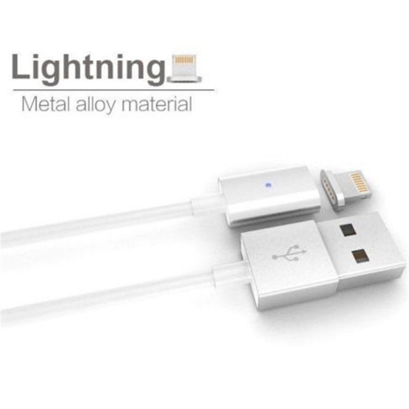 2PCS Easy Connect Magnetic USB Charging Cable For iPhone 5 S 6 S 7 8 + X XS gallery