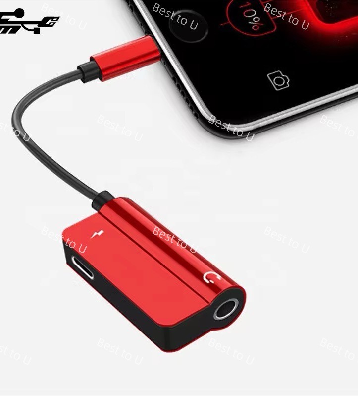 Type-C to3.5mm Headphone Jack AUX Adapter and Charger For iPhone 17 16 15 14 Lot gallery