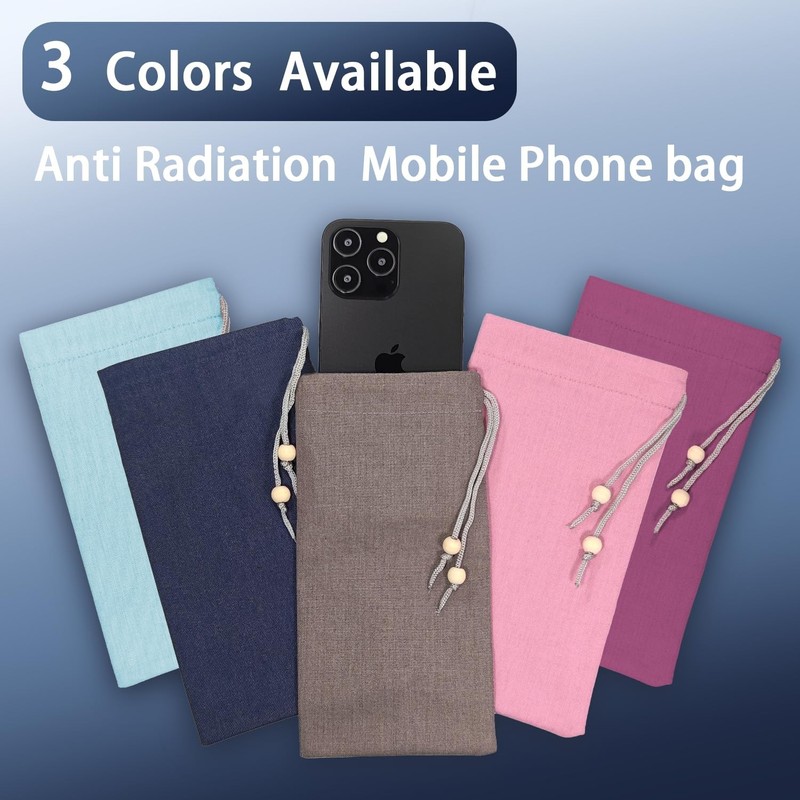 EMF Cell Phone Sleeve fo Phone Pouch, High-Shield EMF Blocking Pouch, 100% Si... gallery