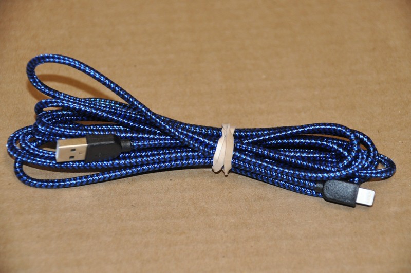 Braided 6FT USB Cable – Type Data & Fast Charger – Charging Cord Blue