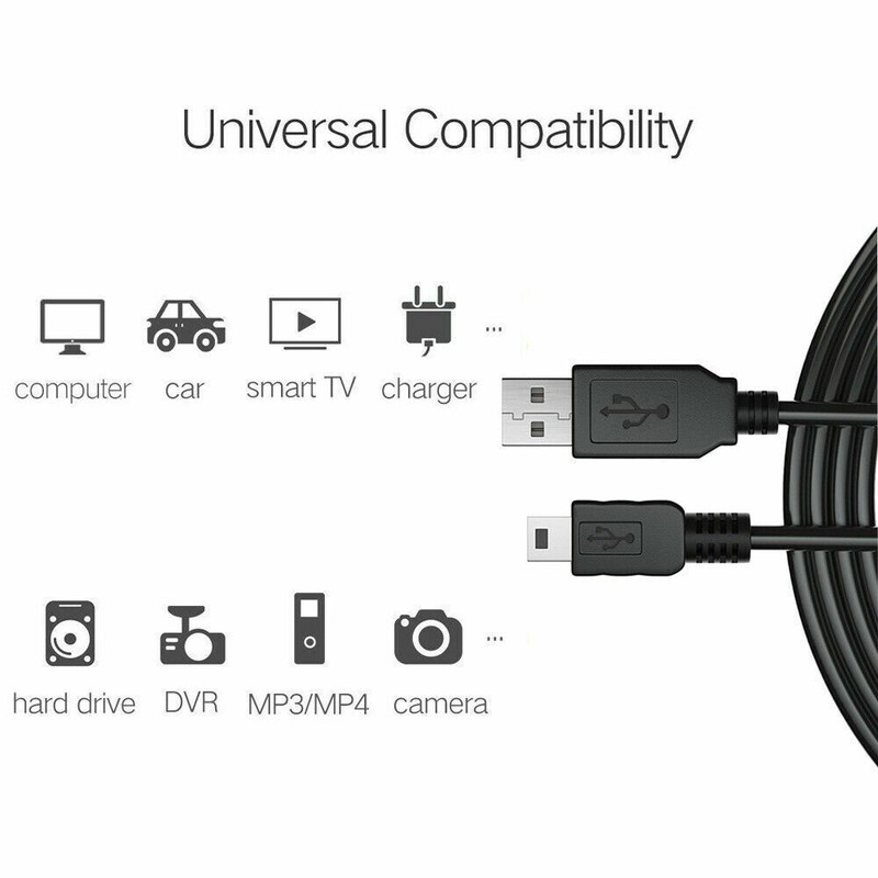 5 Pin 3FT Mini USB Cable Data Sync Charging Cord for Camera Nuvi GPS PS3 MP3 New gallery