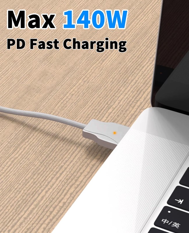USB to Laptop Charging Cable 6.6ft, 140W USB Cable for Magnetic Gen3 Connecti... gallery
