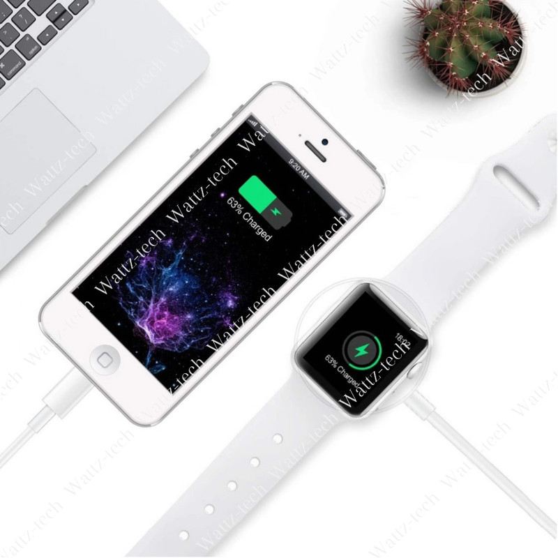 2 in1 Magnetic Charger USB Cable For Apple Watch iWatch SE 7 8 6 5 4 3 2 iPhone gallery