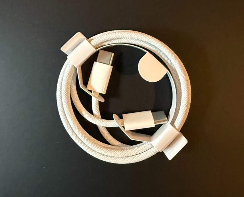 3-Pack USB-C Fast Charging Cables | Retail Boxed | Type-C 5A | 1m White Braided gallery