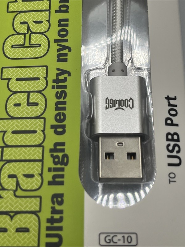 COOLGG Metal Braided Micro USB Fast Charge & Data Cable USB-A GC-10 (iPhone) gallery