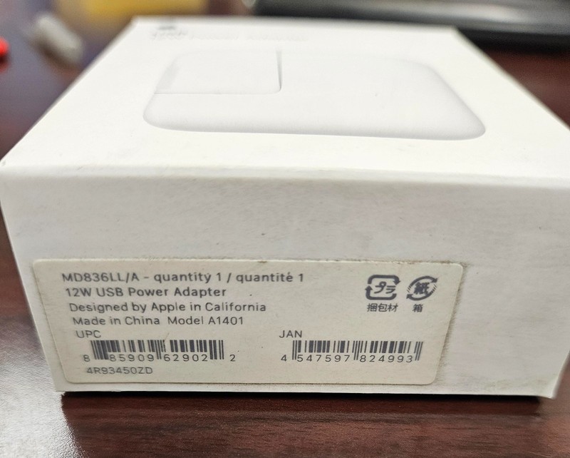 Original Genuine Apple 12W USB Power Adapter Wall Charger gallery