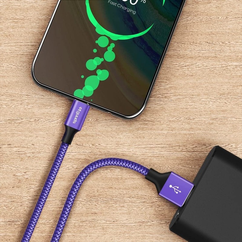 Etguuds USB to USB C Cable 2Ft, 2-Pack USB a to Type C Charger Cord Fast Chargin gallery