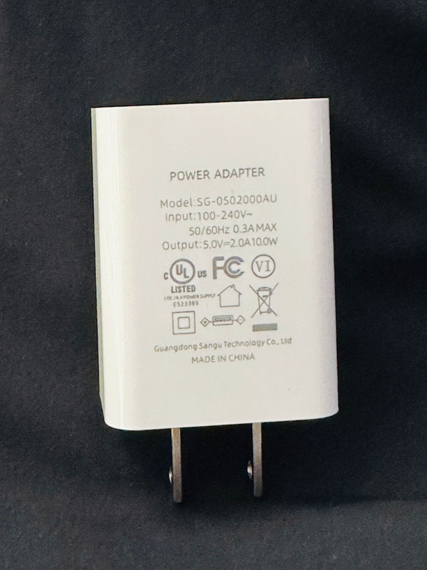UL 5V 2A USB Power Adapter 10W for USB LED Sign