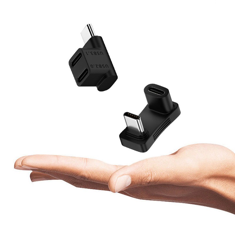 For Steam Deck Type-C To USB C Adapter Male To Female Console 2in1 Connector