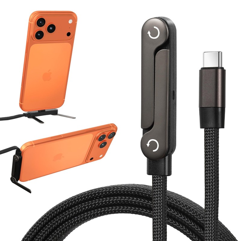 Foluu 2 in 1 Invisible Holder Charger Cable with Stand, 240w Super Fast 2 Pcs gallery