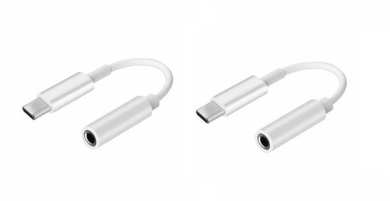 2x USB Type-C to AUX 3.5mm Headphone Jack Adapter for iPhone 15 16 PRO MAX gallery