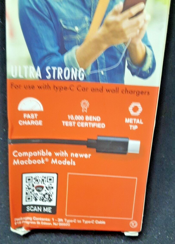 iHip USB Type C to USB Type C Charge and Sync Cable for Android, New Macbook gallery