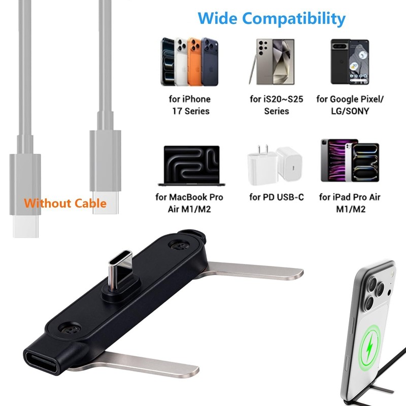 AltaMoment 2 in 1 USB C to USB C Cable, 240W Fast Charging & Data Sync gallery