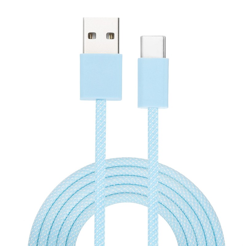 3.28ft USB Type C Charger Cable, 2A Type-C to USB A Charging Data Cord Blue