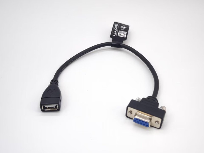 DB9 Female USB 2.0 Female Power Cable 0.2M Computer Industrial Data Transfer gallery