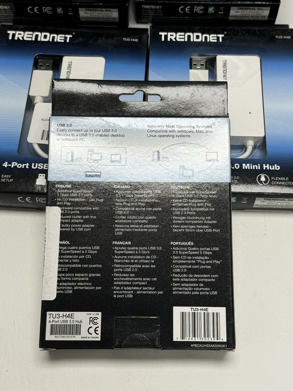 *Lot of 12* TRENDnet 4-Port USB 3.0 Mini Hub TU3-H4E gallery