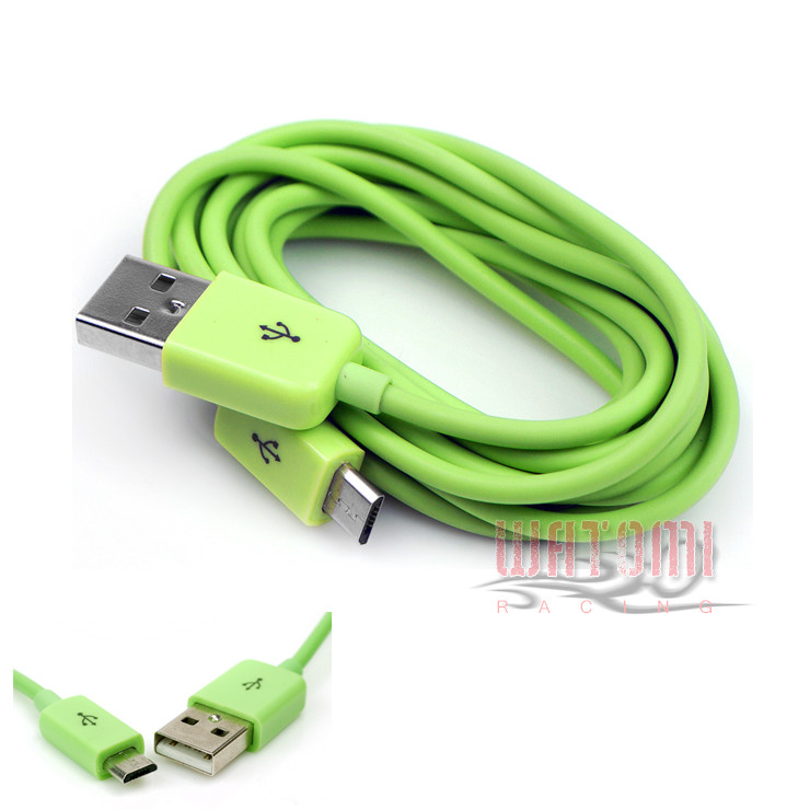 100X 3FT MICRO USB DATA SYNC CHARGER CABLE GREEN NOKIA LUMIA 1020 LG OPTIMUS G G