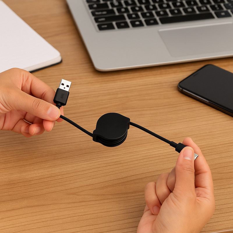 Case Pack 216x Micro USB Retractable Charge & Sync Cables, FuseBox Wholesale gallery