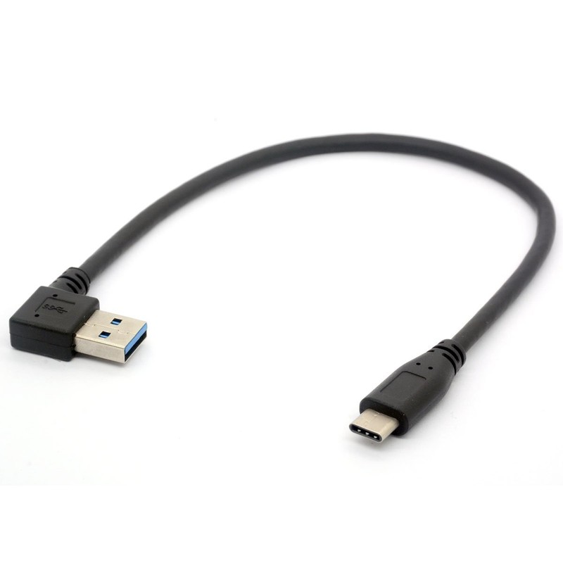 USB C Cable USB 3.0 A to Type C Data Sync Charge Cord USB-C Right Angle gallery