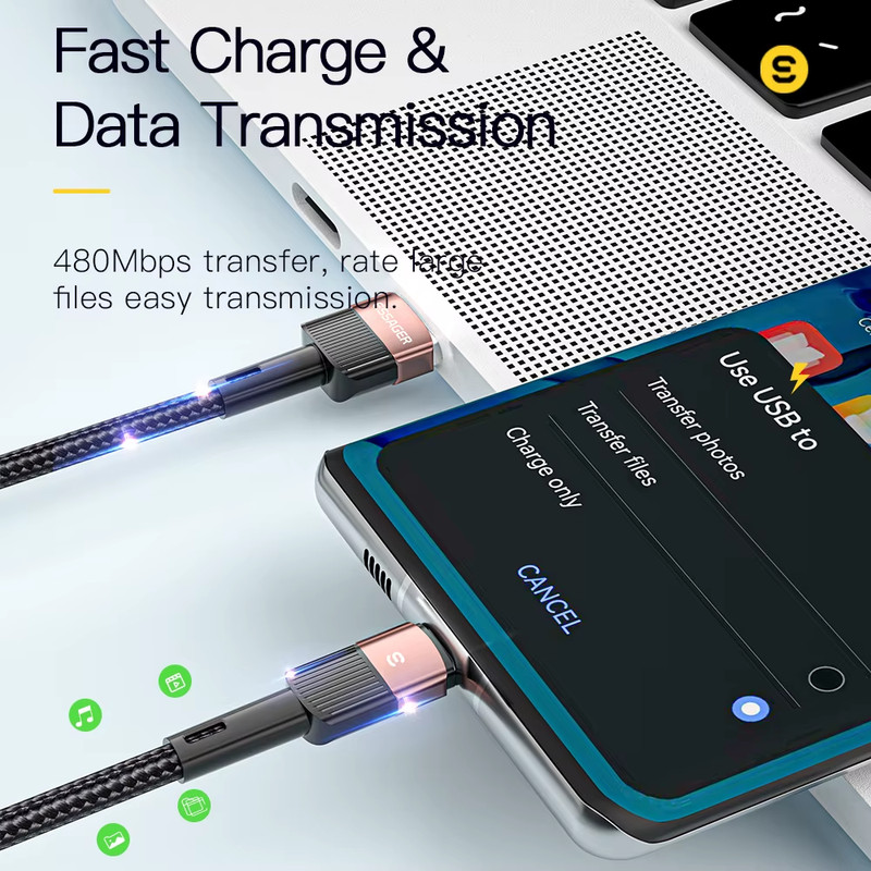 6A USB-C Cable for Huawei P30 Pro, Fast Charging for Samsung & More gallery